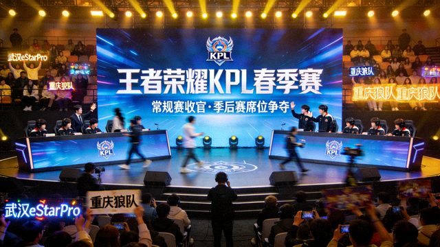 王者荣耀KPL春季赛常规赛收官季后赛席位争夺现场图